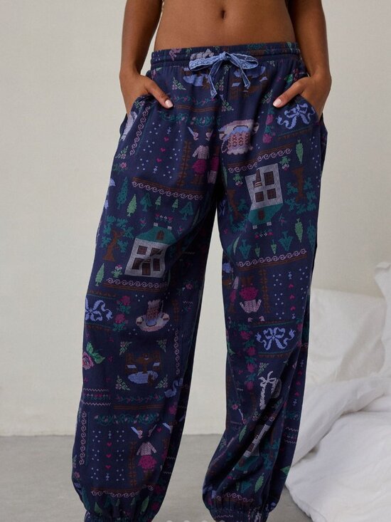 Urban Outfitters Pants - UO Out from Under In Your Dreams Printed Lounge Jogger Pants